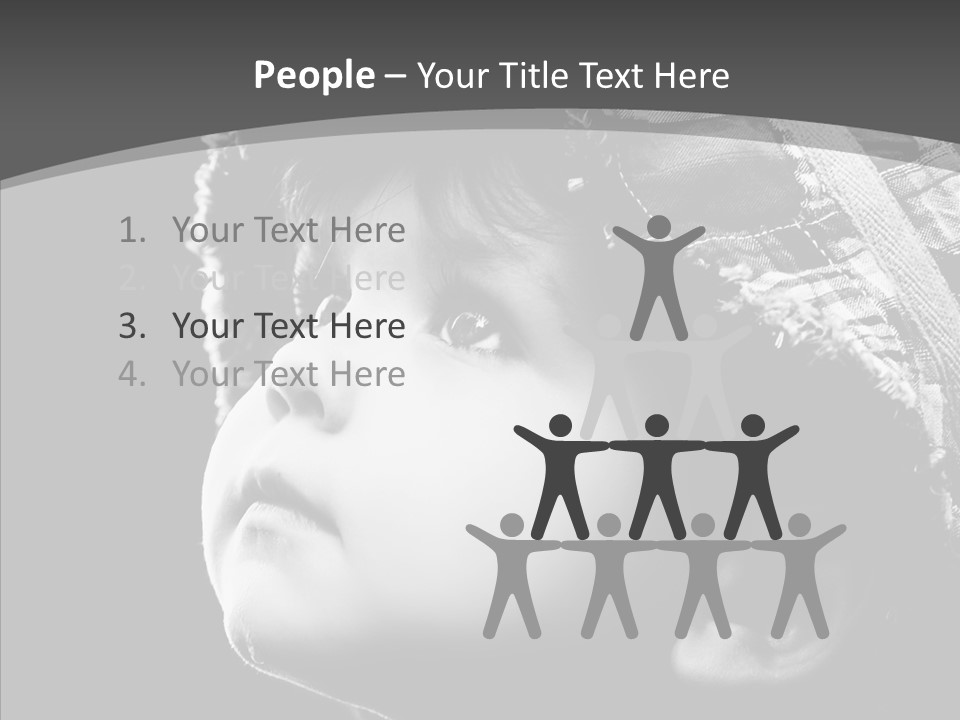 Child Face Hate PowerPoint Template