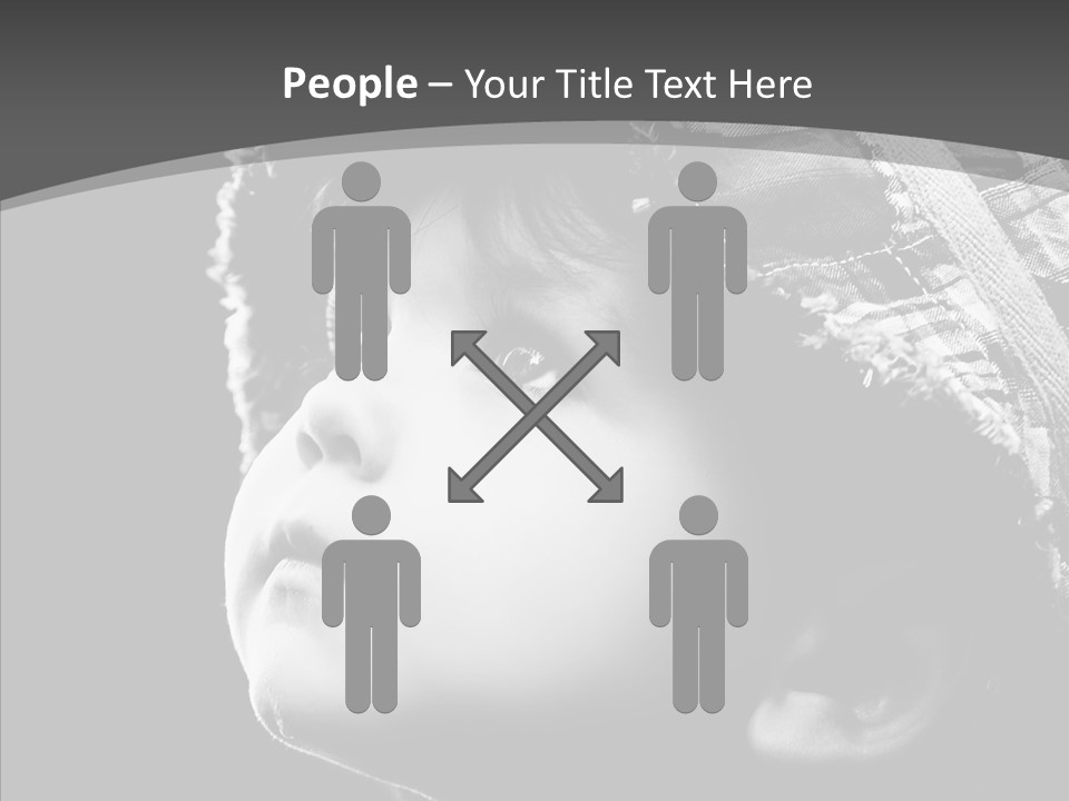 Child Face Hate PowerPoint Template