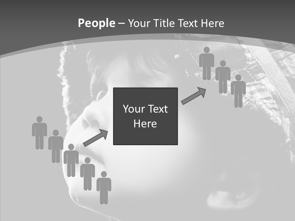 Child Face Hate PowerPoint Template