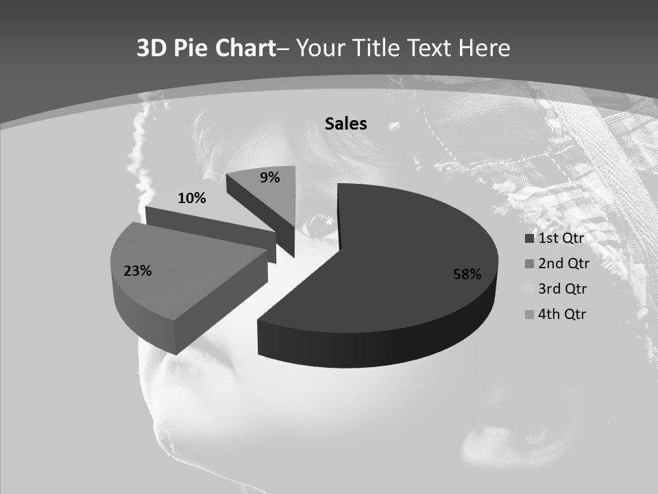 Child Face Hate PowerPoint Template