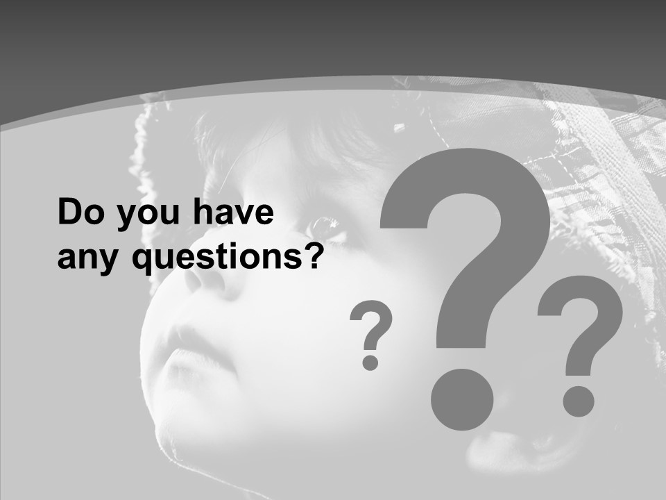 Child Face Hate PowerPoint Template