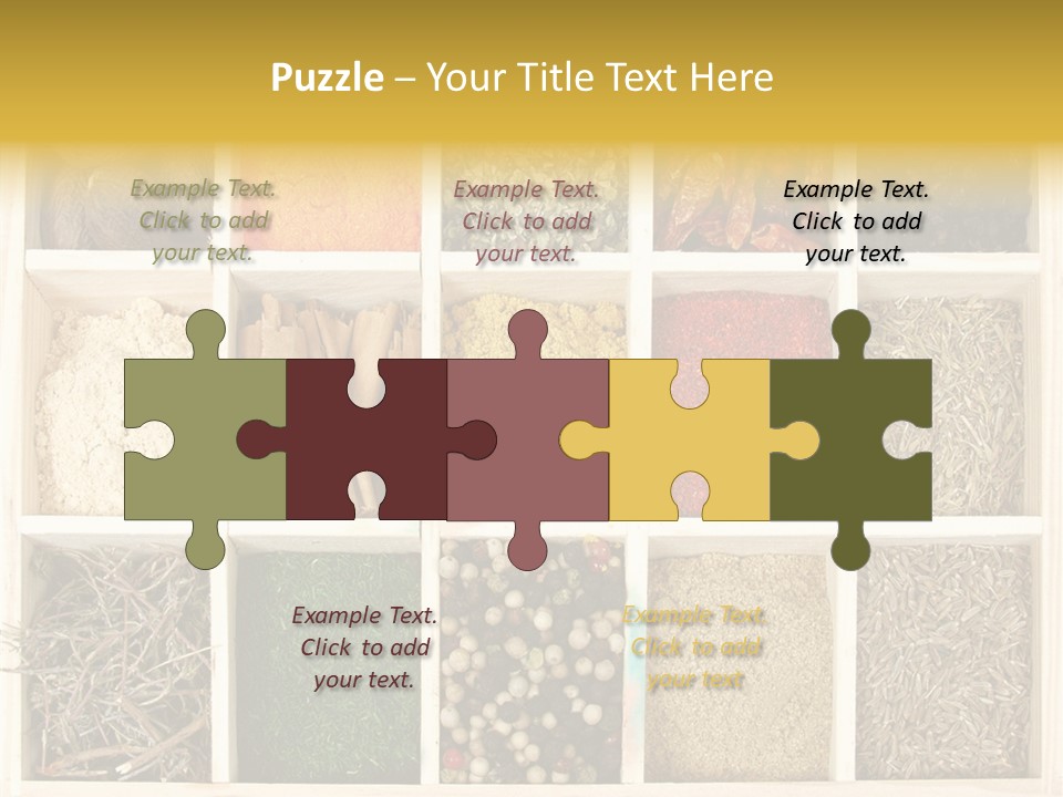 Recipe Gourmet Piquant PowerPoint Template