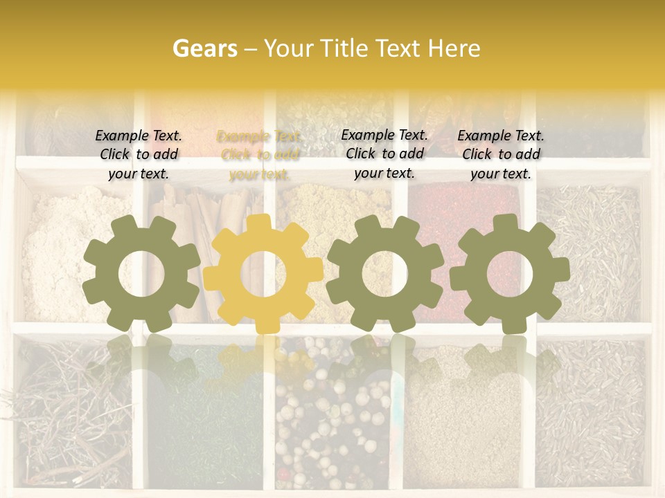 Recipe Gourmet Piquant PowerPoint Template
