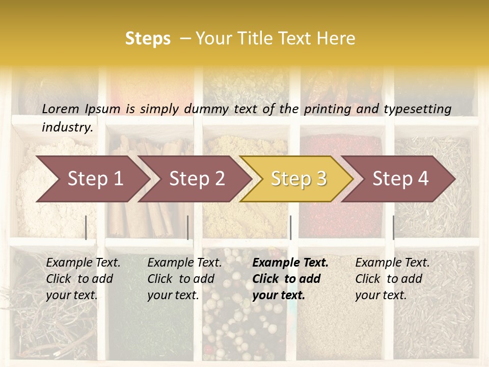 Recipe Gourmet Piquant PowerPoint Template
