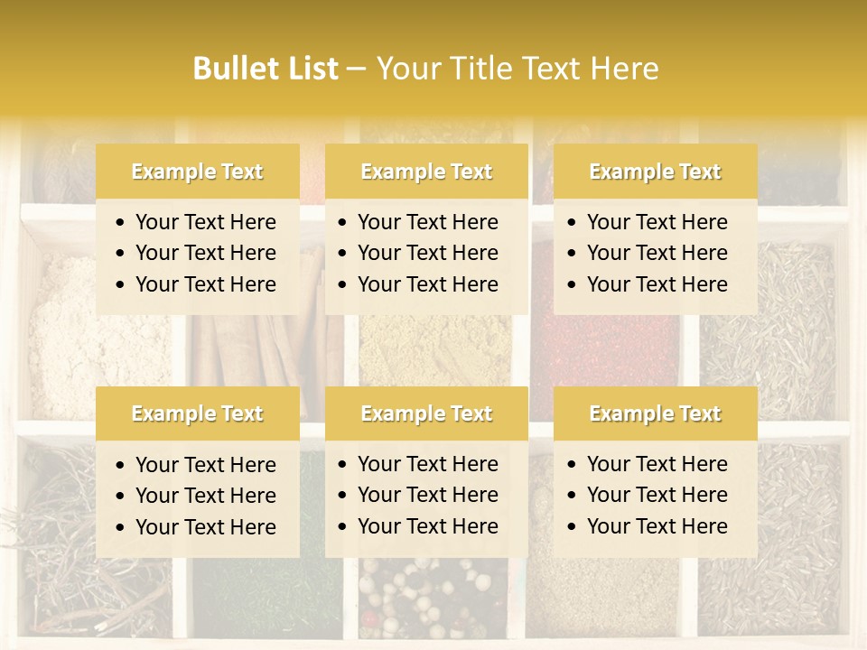 Recipe Gourmet Piquant PowerPoint Template