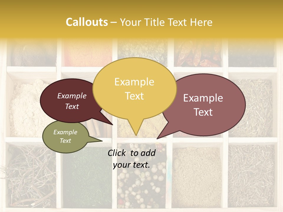 Recipe Gourmet Piquant PowerPoint Template