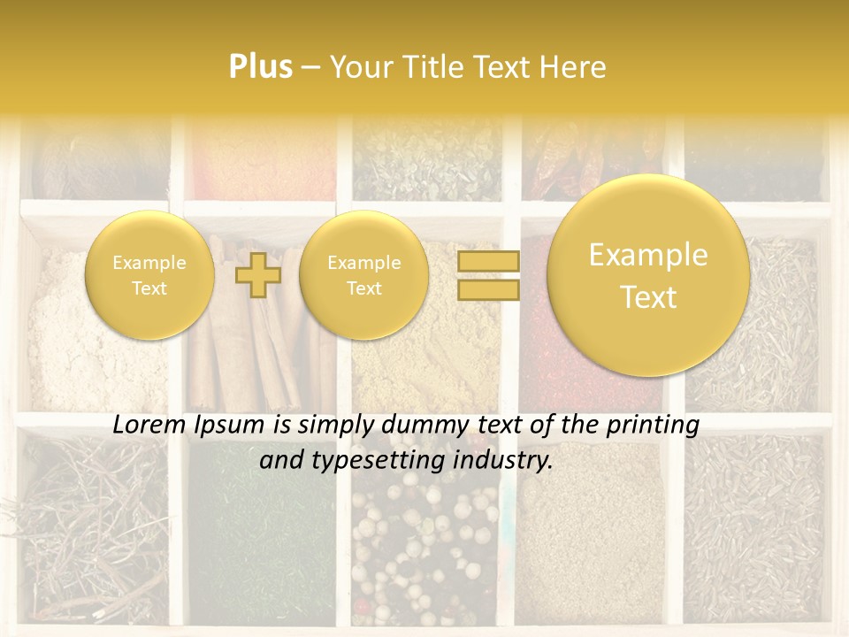 Recipe Gourmet Piquant PowerPoint Template