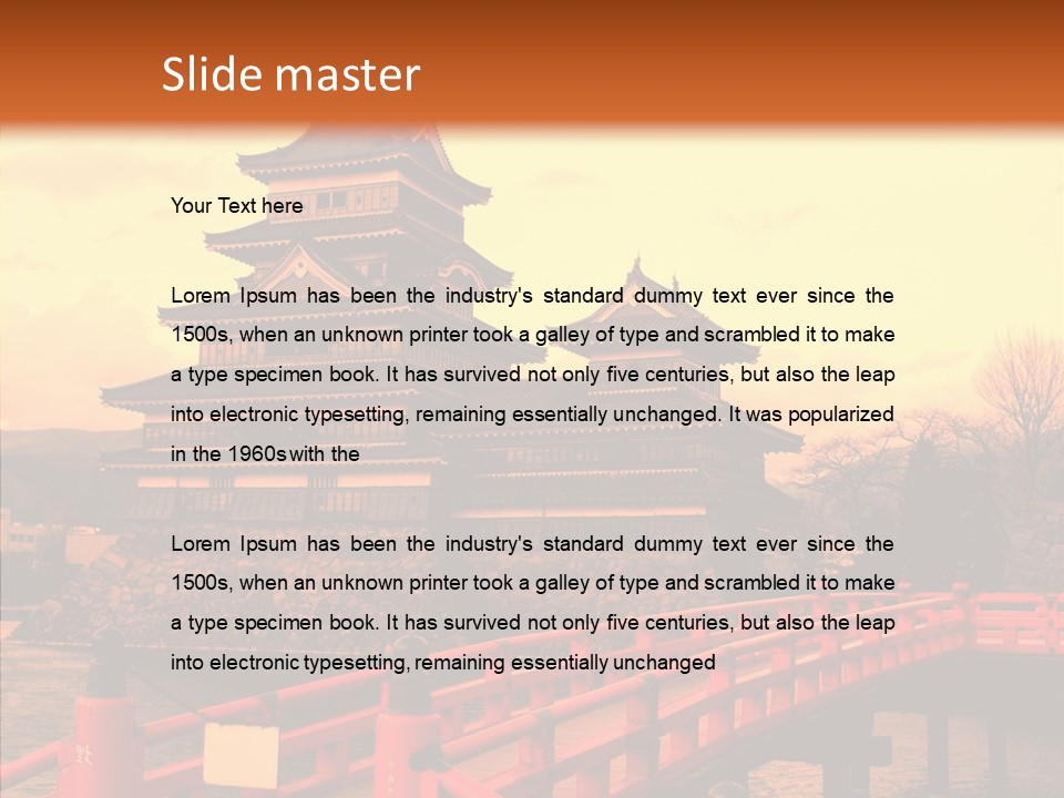 Sky Tourist Travel PowerPoint Template