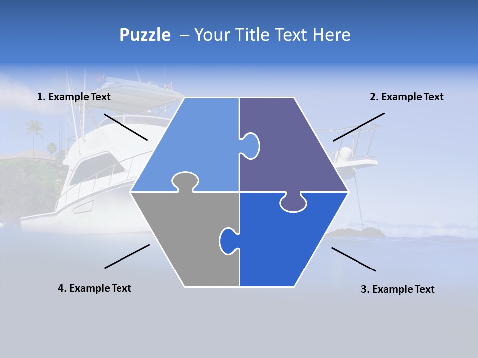 Ships French South PowerPoint Template