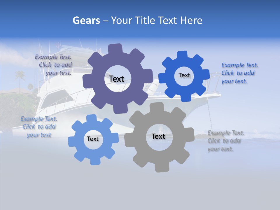 Ships French South PowerPoint Template