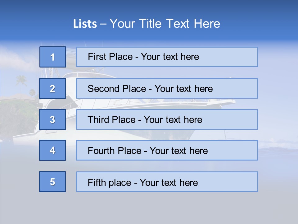 Ships French South PowerPoint Template