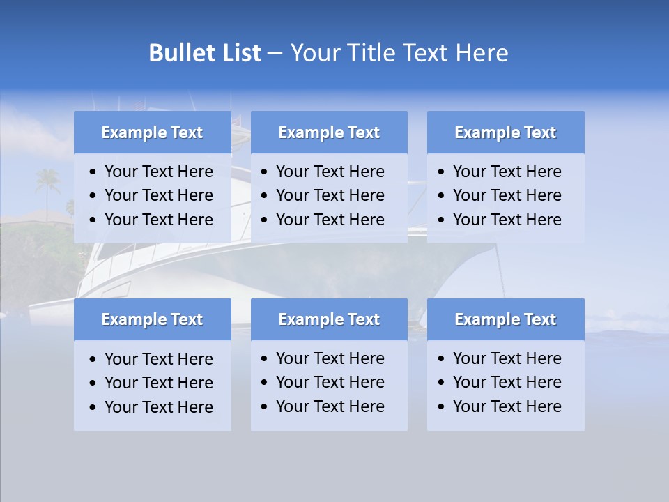 Ships French South PowerPoint Template