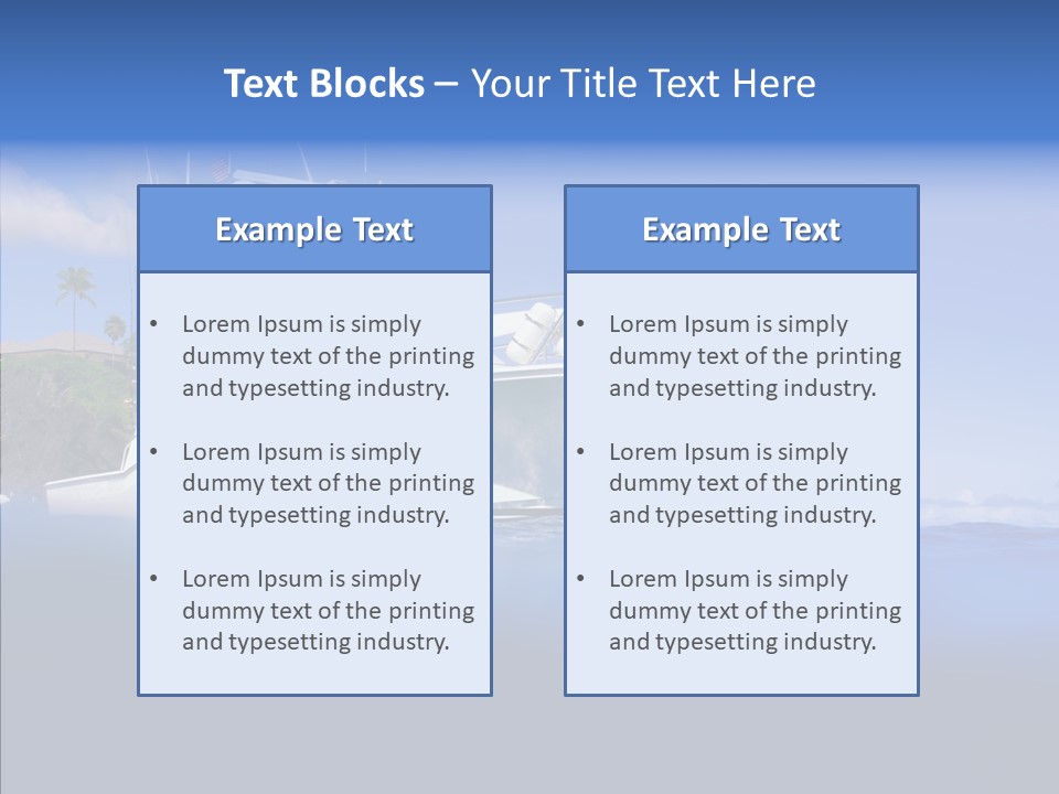 Ships French South PowerPoint Template