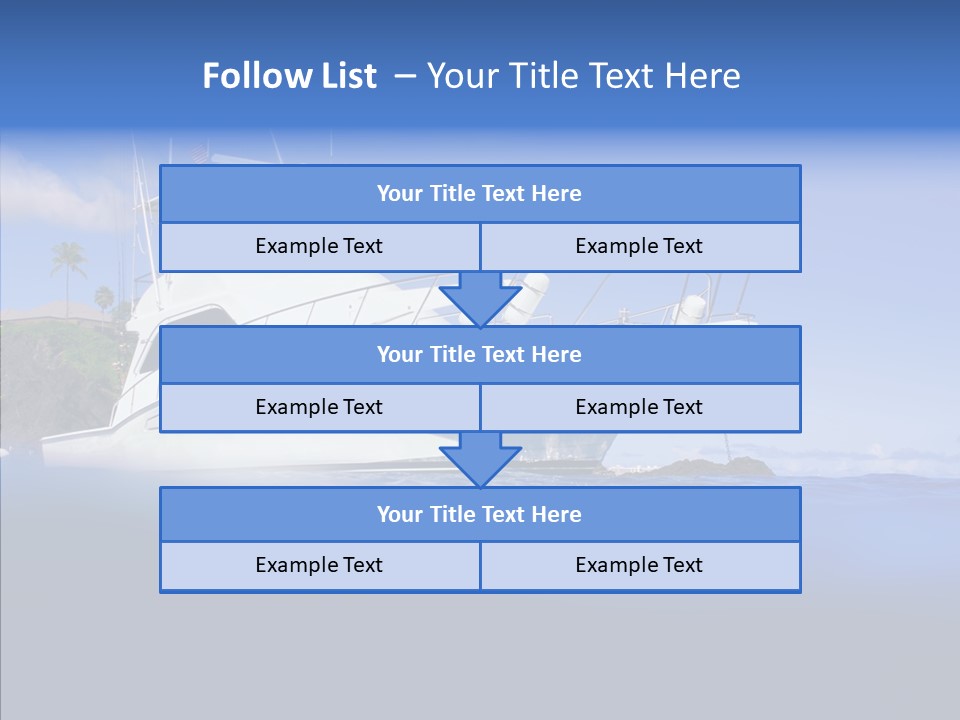Ships French South PowerPoint Template