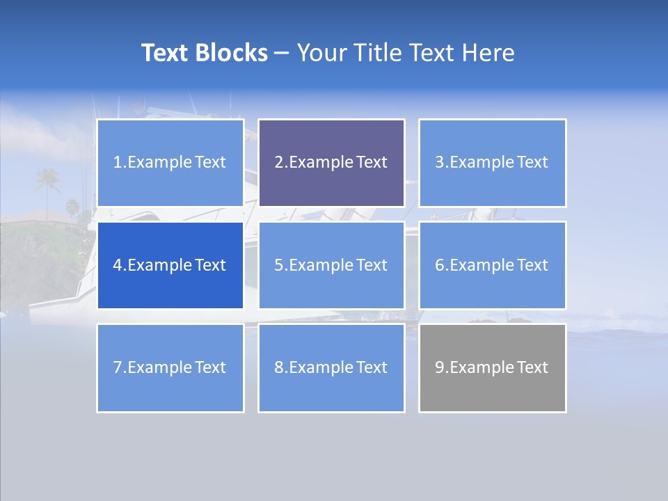 Ships French South PowerPoint Template