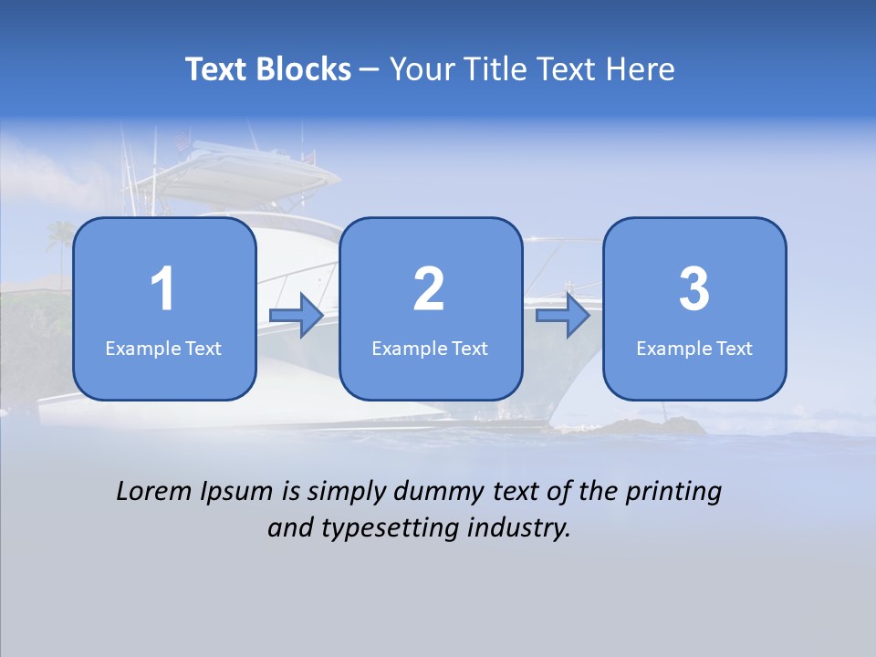 Ships French South PowerPoint Template