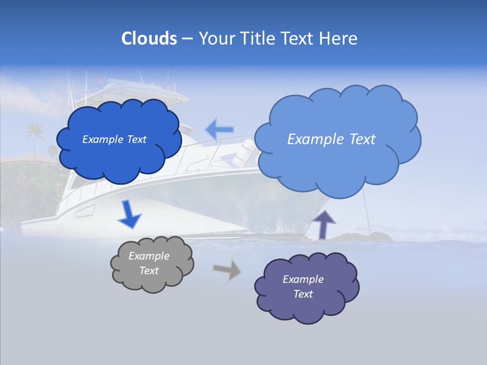 Ships French South PowerPoint Template
