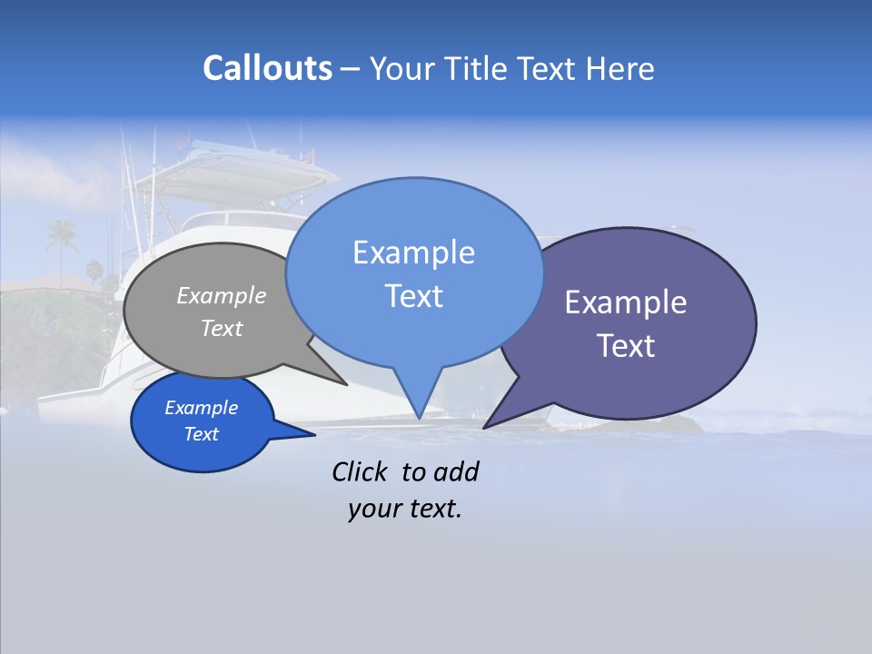Ships French South PowerPoint Template