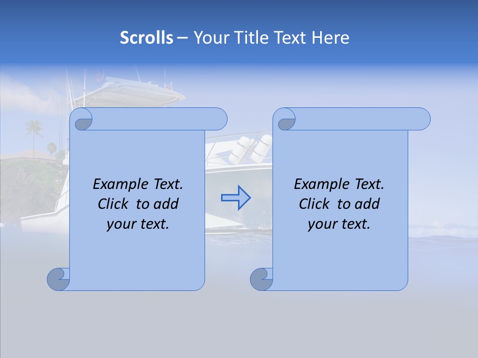 Ships French South PowerPoint Template