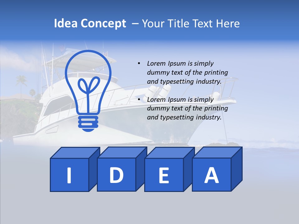 Ships French South PowerPoint Template