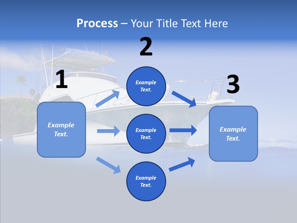 Ships French South PowerPoint Template