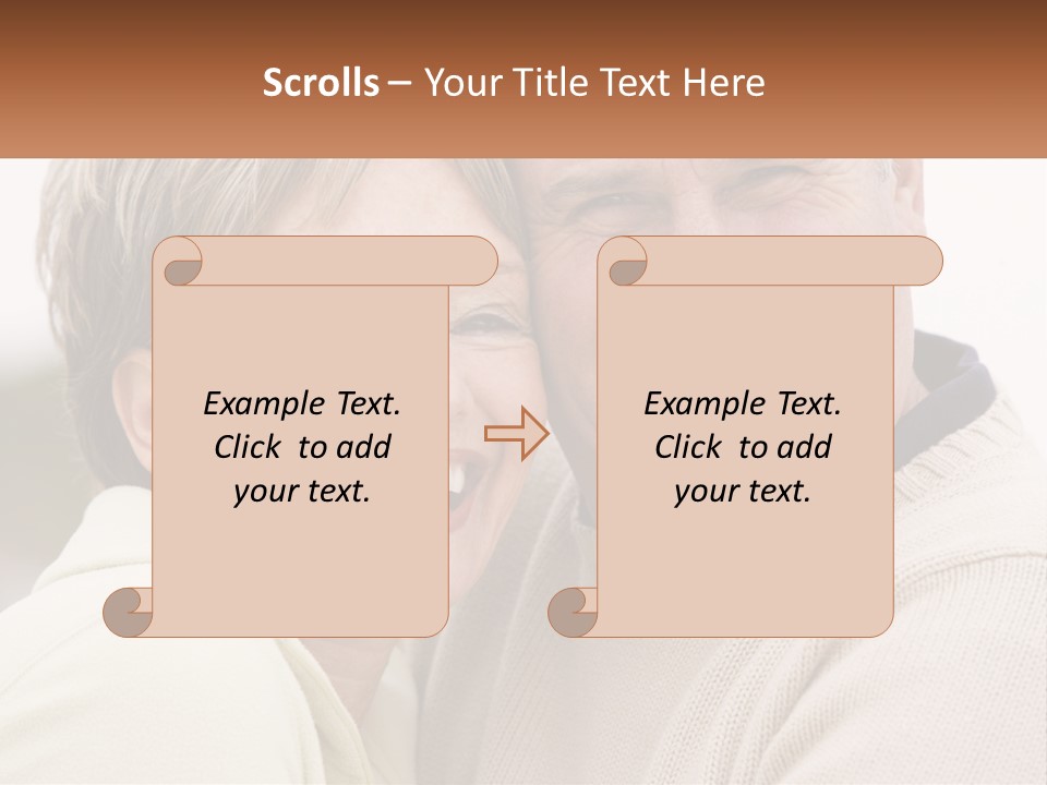 Stain Paper Fragile PowerPoint Template