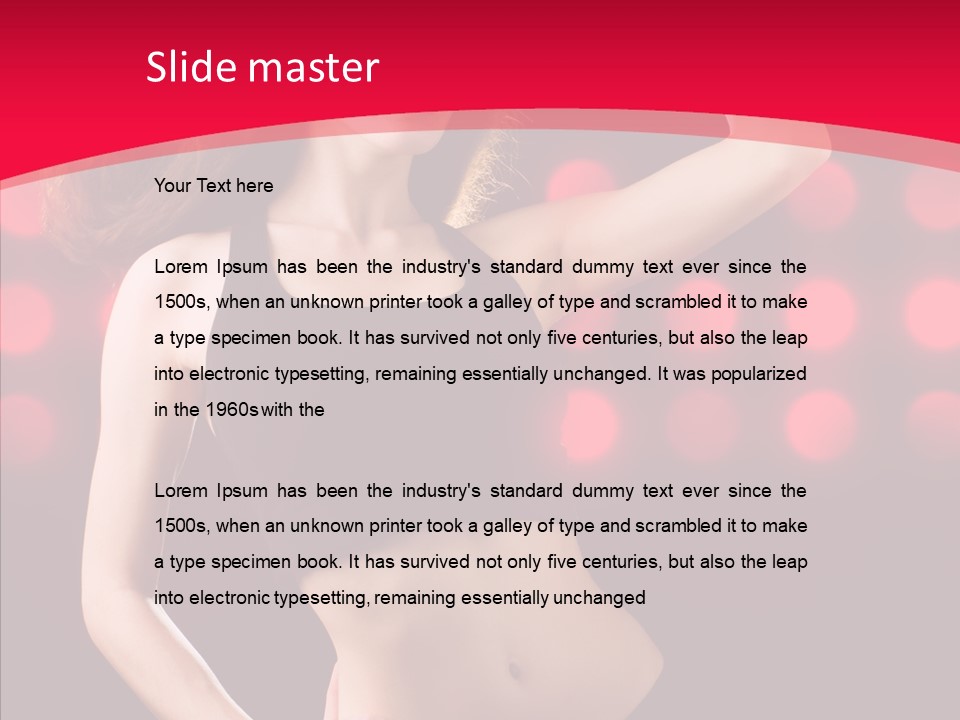 Expression People Female PowerPoint Template