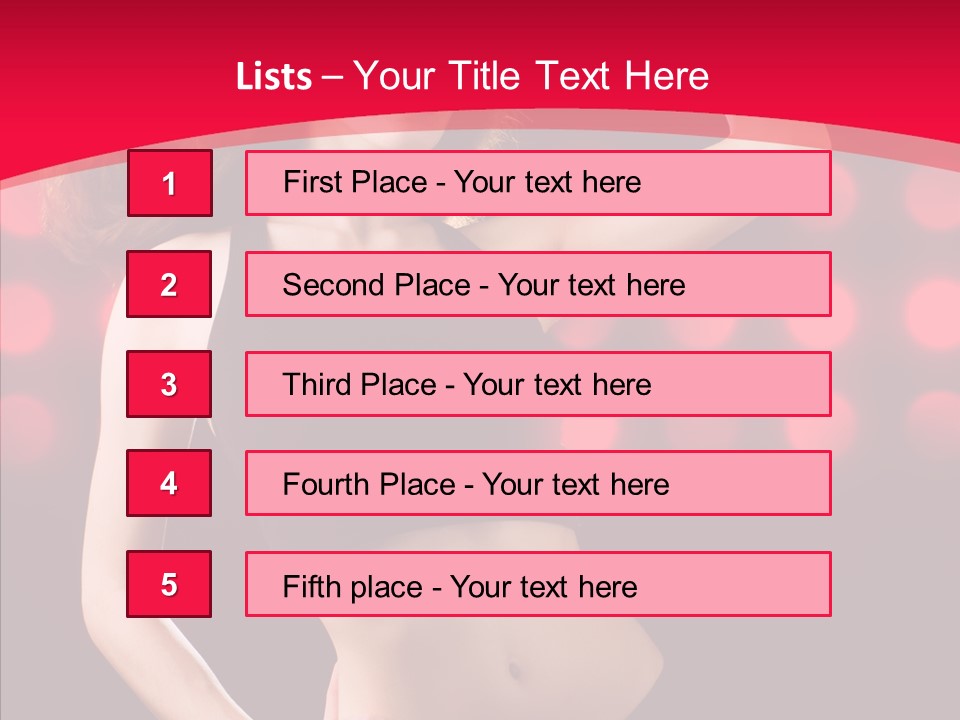 Expression People Female PowerPoint Template