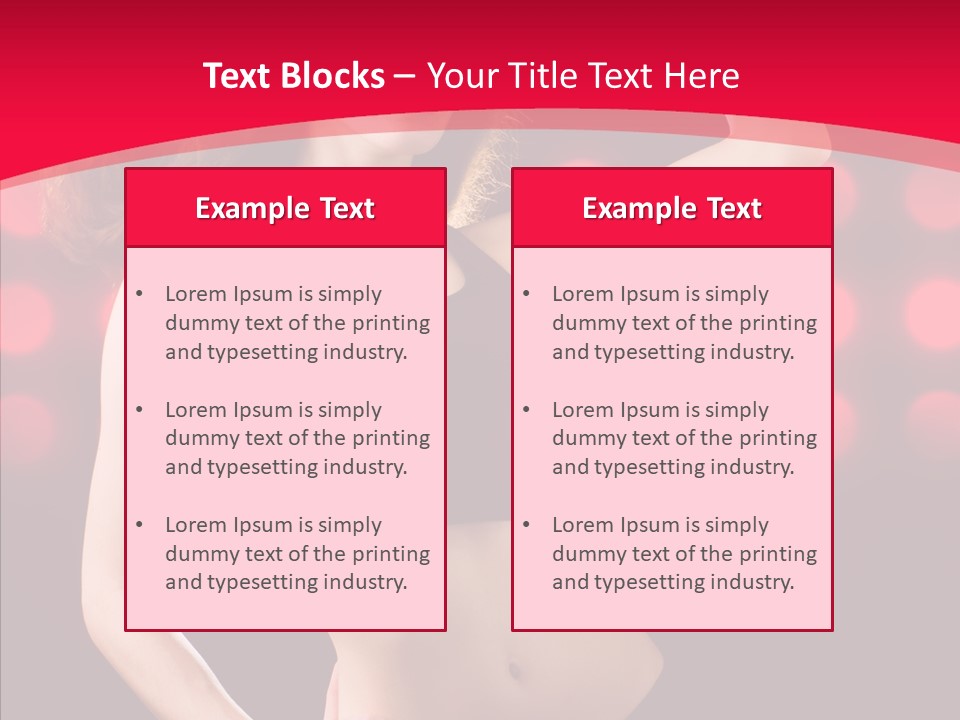 Expression People Female PowerPoint Template