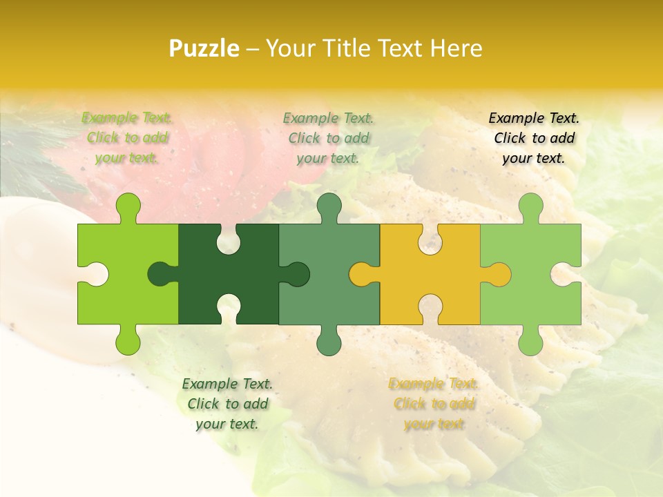 Pelmeni Meat Siberian PowerPoint Template