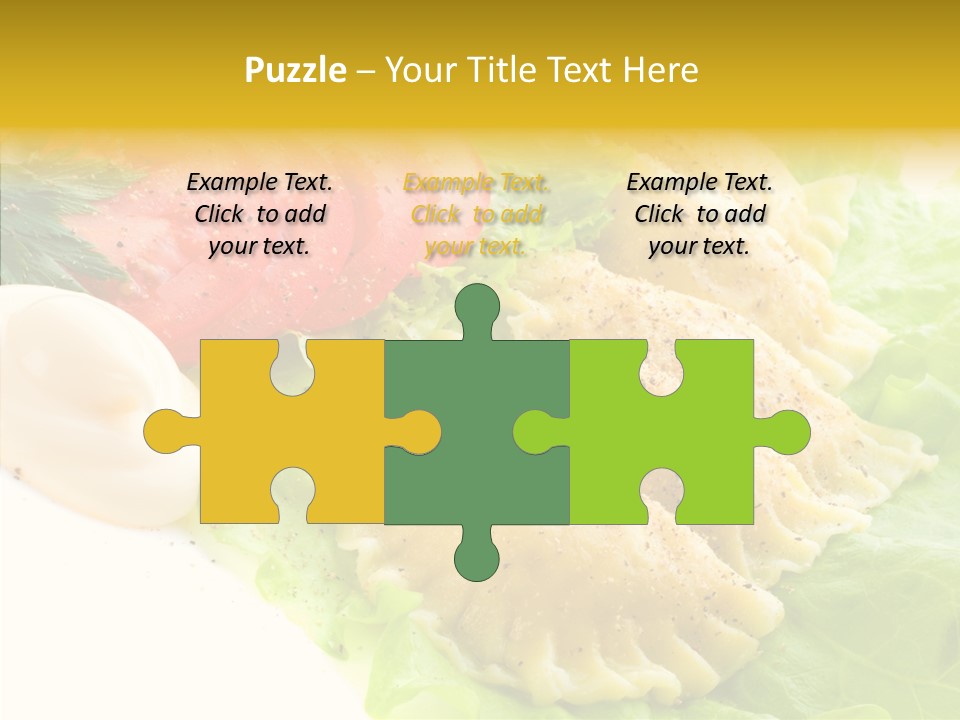 Pelmeni Meat Siberian PowerPoint Template