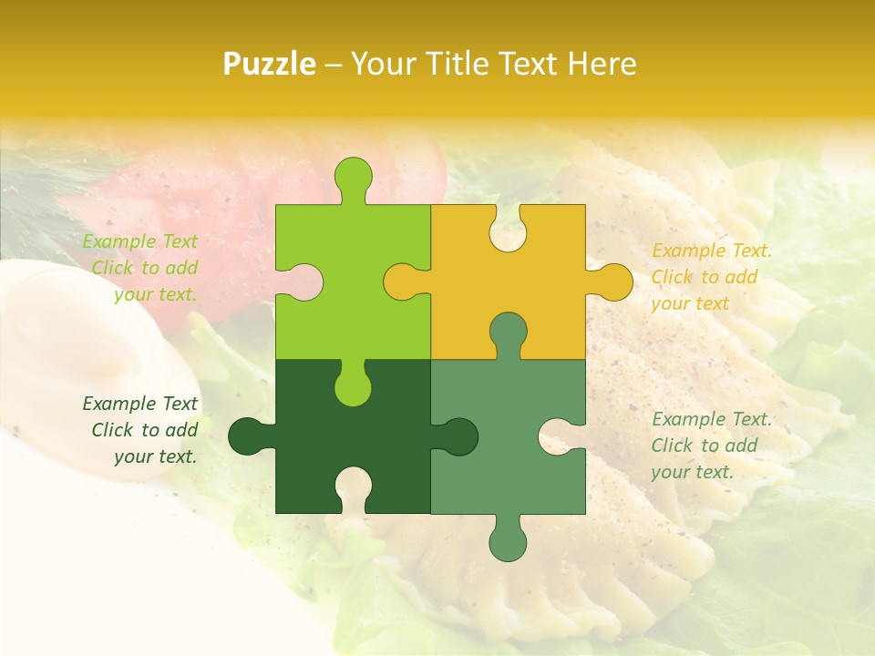 Pelmeni Meat Siberian PowerPoint Template