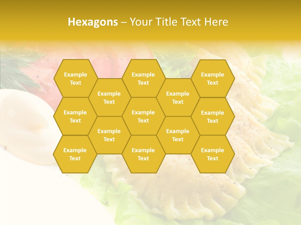 Pelmeni Meat Siberian PowerPoint Template