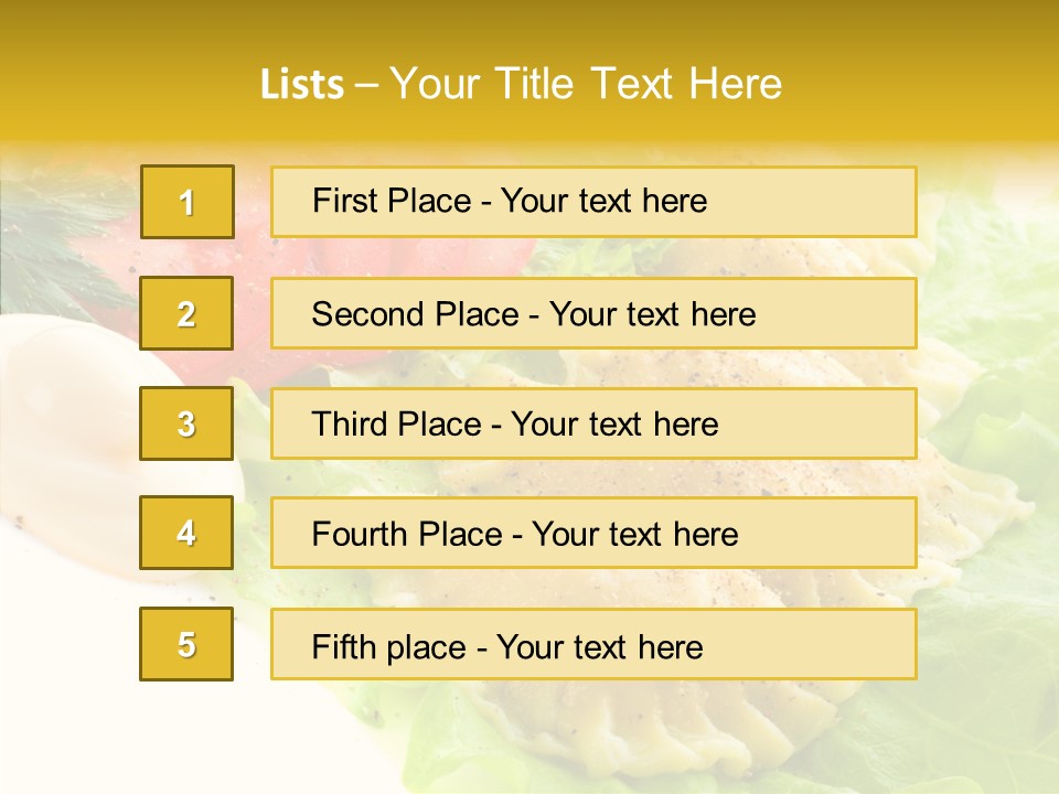 Pelmeni Meat Siberian PowerPoint Template
