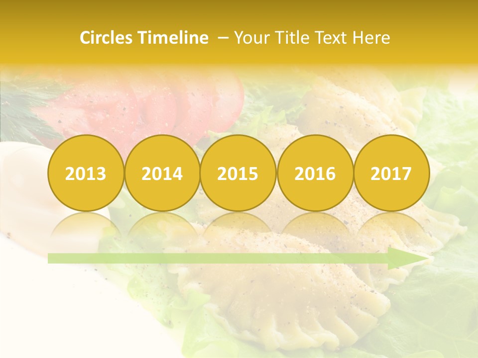 Pelmeni Meat Siberian PowerPoint Template