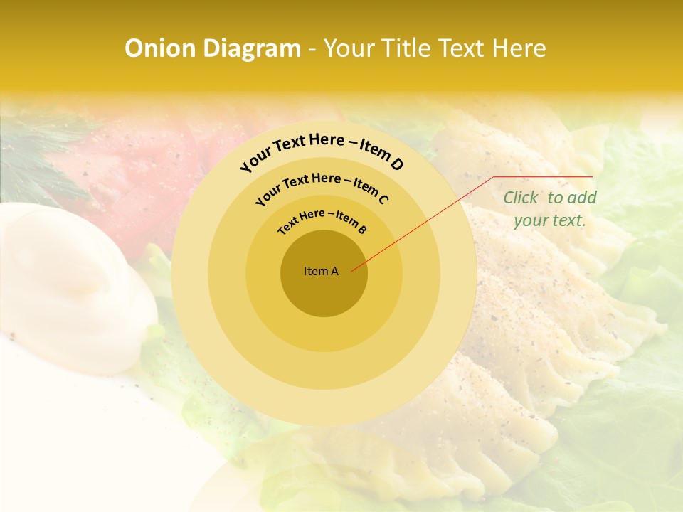 Pelmeni Meat Siberian PowerPoint Template