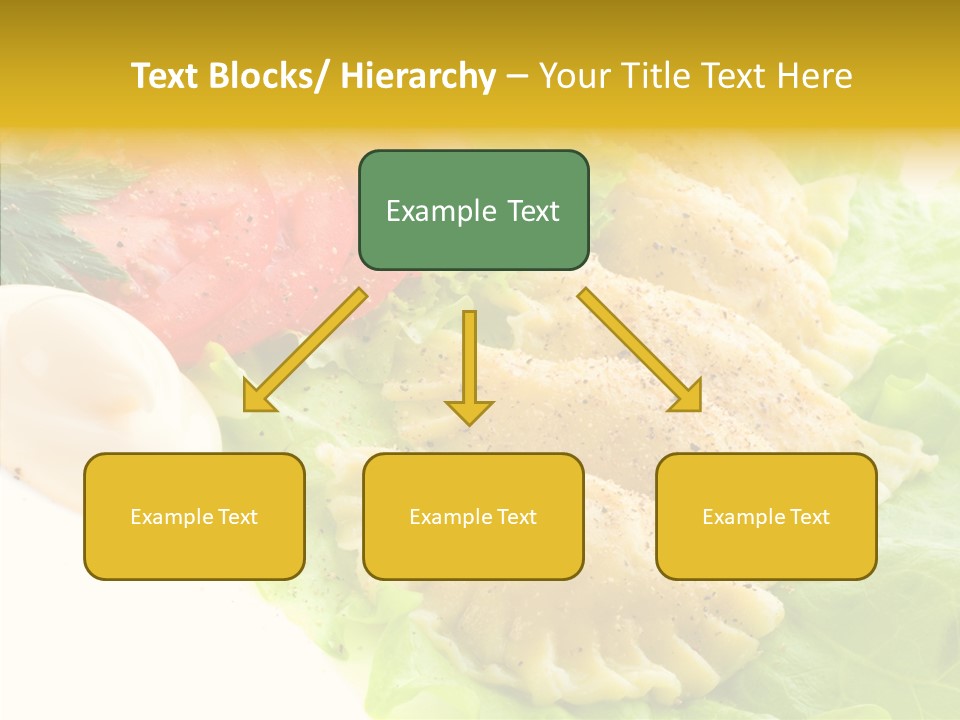 Pelmeni Meat Siberian PowerPoint Template