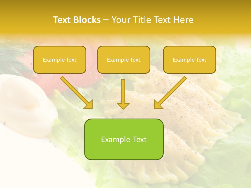 Pelmeni Meat Siberian PowerPoint Template