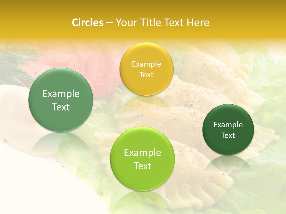 Pelmeni Meat Siberian PowerPoint Template