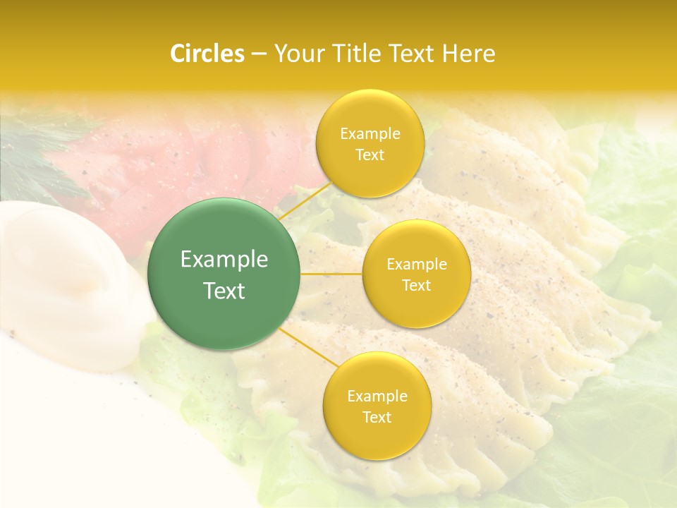 Pelmeni Meat Siberian PowerPoint Template