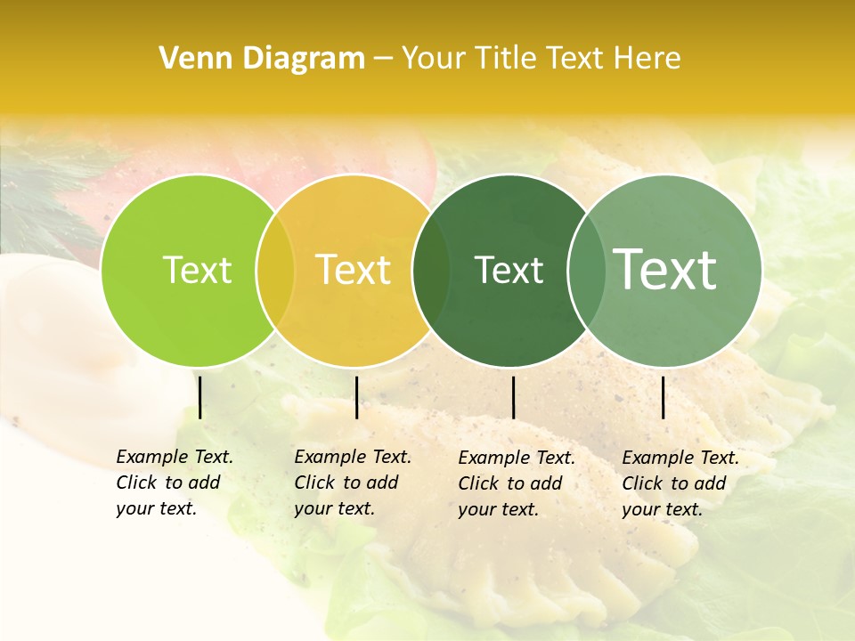 Pelmeni Meat Siberian PowerPoint Template