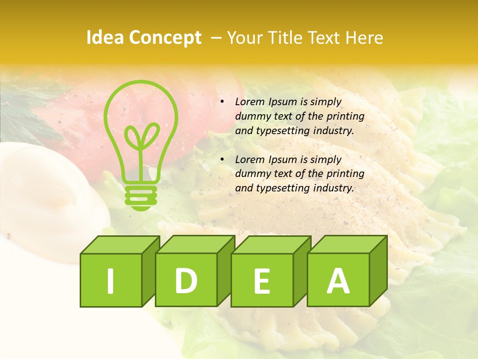 Pelmeni Meat Siberian PowerPoint Template