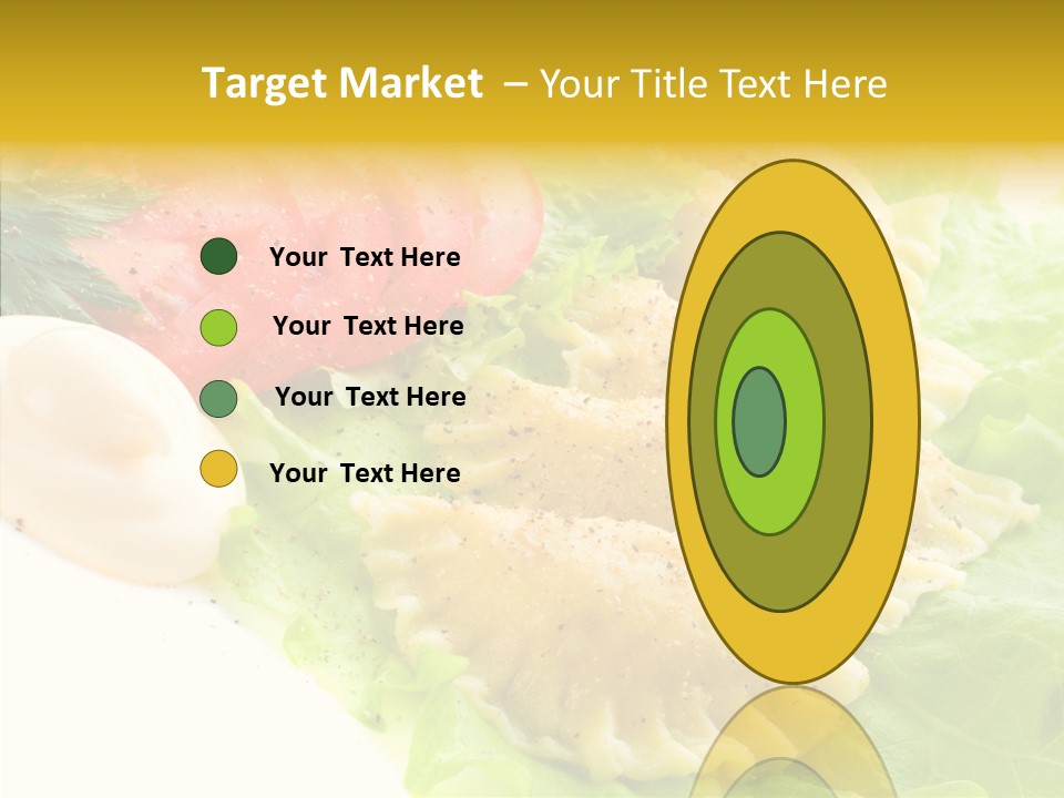 Pelmeni Meat Siberian PowerPoint Template