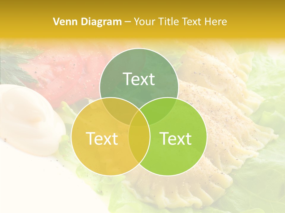 Pelmeni Meat Siberian PowerPoint Template
