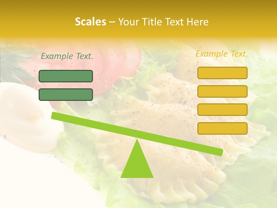 Pelmeni Meat Siberian PowerPoint Template