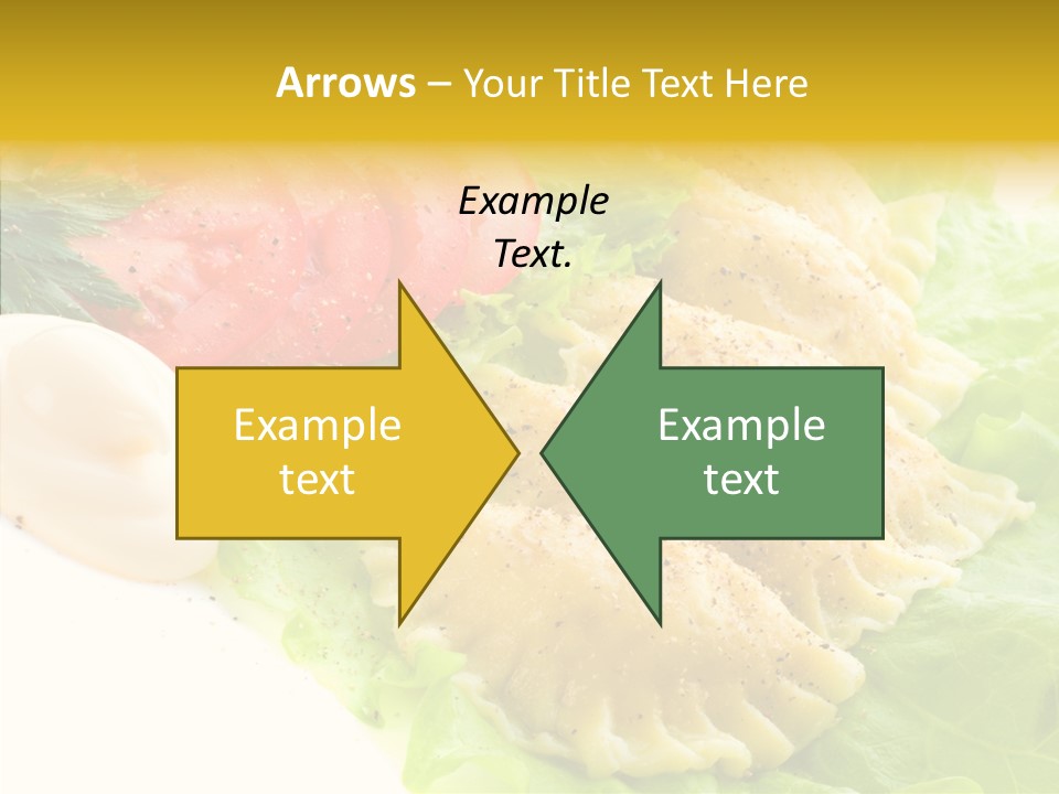 Pelmeni Meat Siberian PowerPoint Template