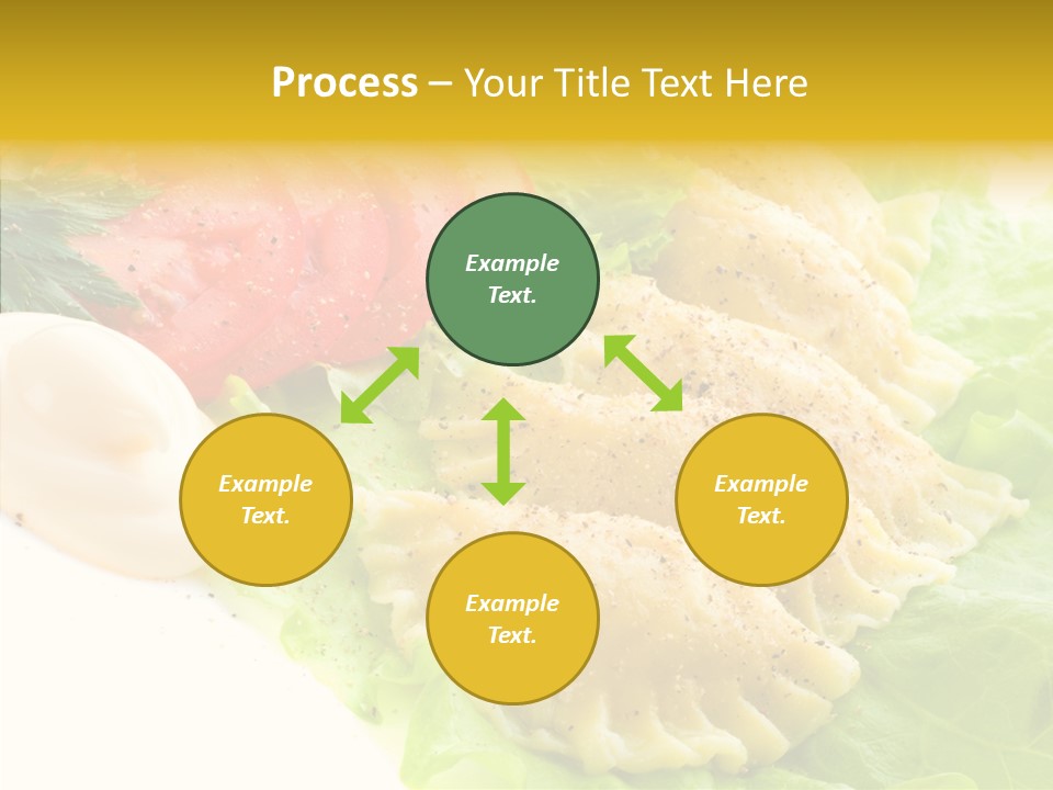 Pelmeni Meat Siberian PowerPoint Template