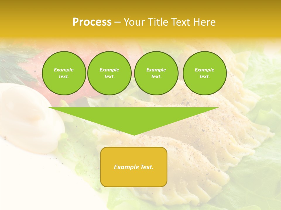 Pelmeni Meat Siberian PowerPoint Template