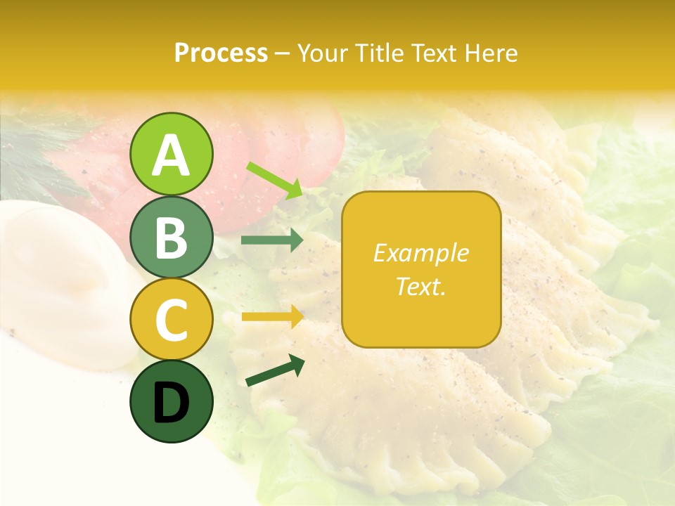 Pelmeni Meat Siberian PowerPoint Template
