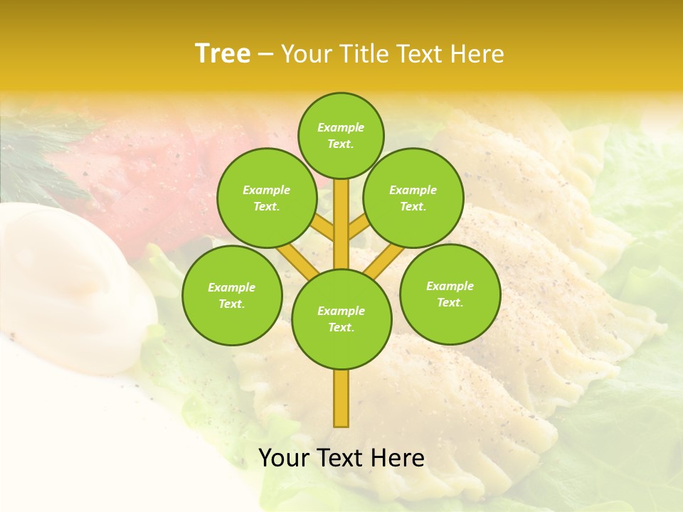 Pelmeni Meat Siberian PowerPoint Template